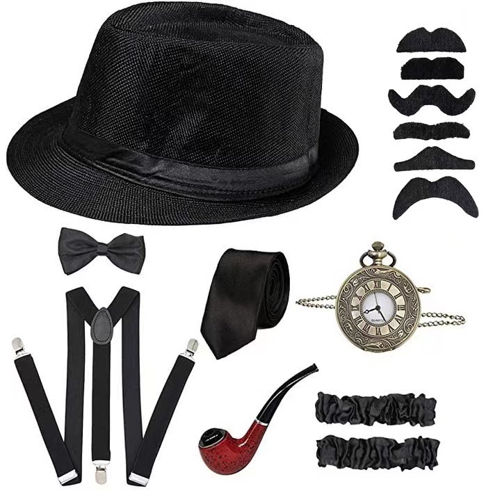 ชุดคอสเพลย์สไตล์แก๊งสเตอร์ยุค  - Men'S Accessories In The 1920S บทวิจารณ์และราคา