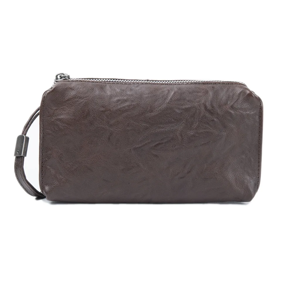 กระเป๋าคลัทช์หนังวัวสำหรับผู้ช - Travel Organizer Men บทวิจารณ์และราคา
