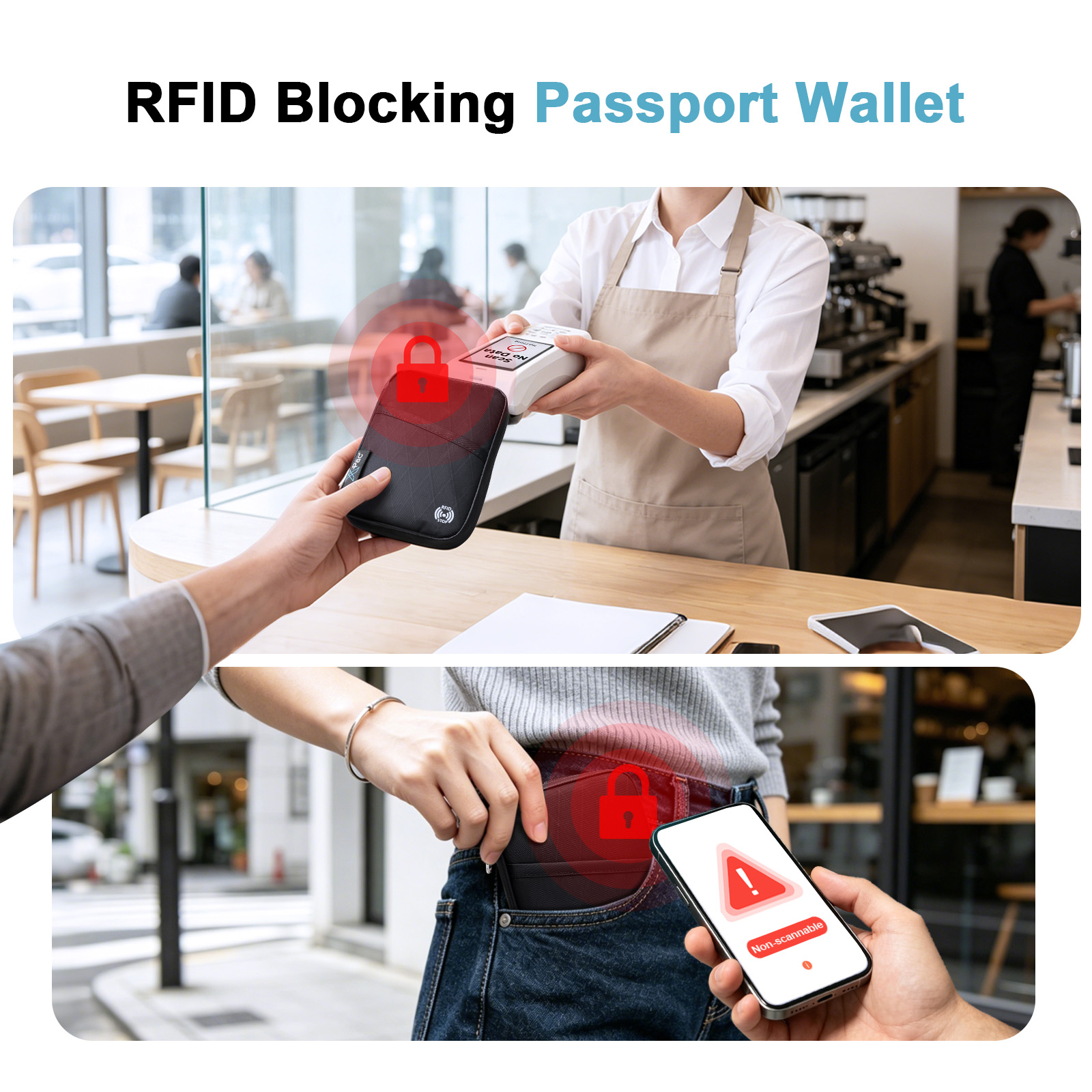 กระเป๋าใส่พาสปอร์ตและบัตรเดินท - Travel Organizer Men บทวิจารณ์และราคา