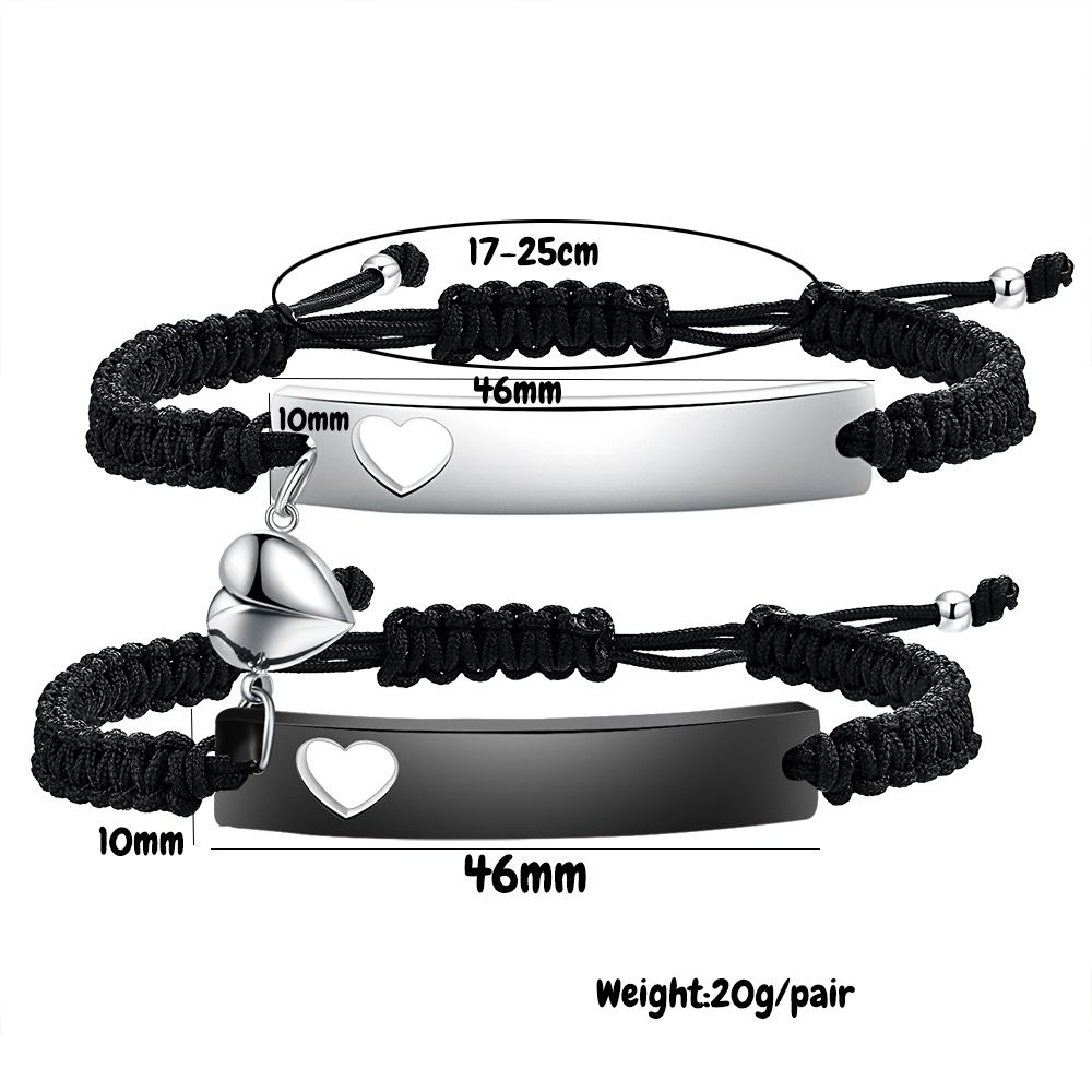 ชุดสร้อยข้อมือคู่สแตนเลสสตีลสั - Men Accessories All บทวิจารณ์และราคา